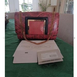 Jimmy Choo Snake Skin Bag